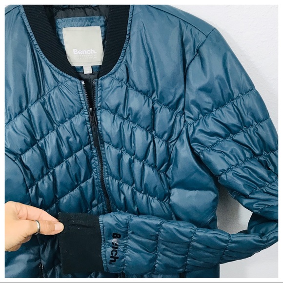 Bench Puffer Jacket teal blue - Picture 2 of 7